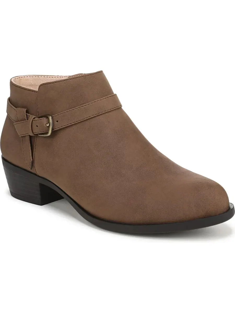 Женские ботильоны на низком каблуке с миндальным мысом, модель Ada LifeStride, Dark Taupe Faux — изображение 1 из 5