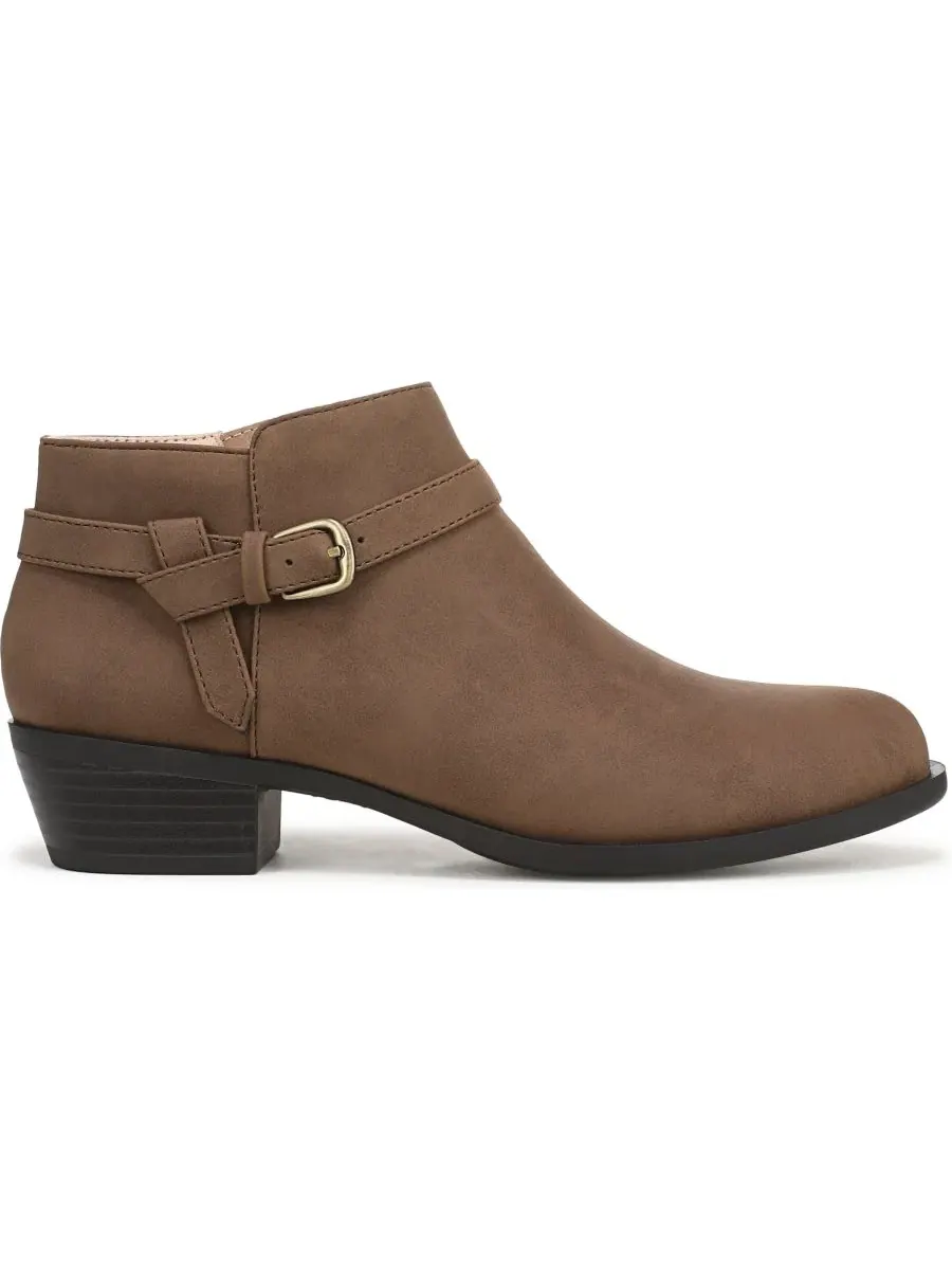 Женские ботильоны на низком каблуке с миндальным мысом, модель Ada LifeStride, Dark Taupe Faux — изображение 2 из 5