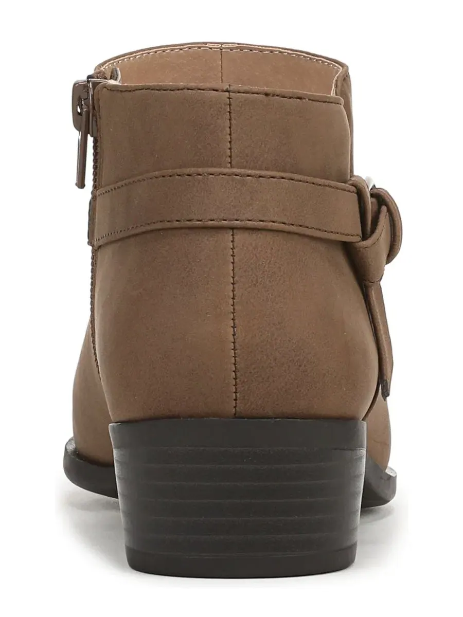 Женские ботильоны на низком каблуке с миндальным мысом, модель Ada LifeStride, Dark Taupe Faux — изображение 3 из 5