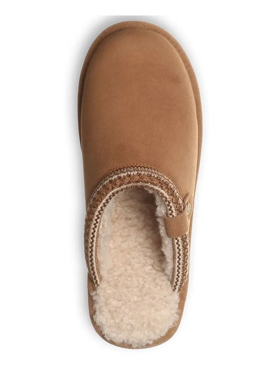 Женские слипоны-тапочки Arden Faux Fur Accent с мехом BEARPAW — изображение 4 из 8, хикори