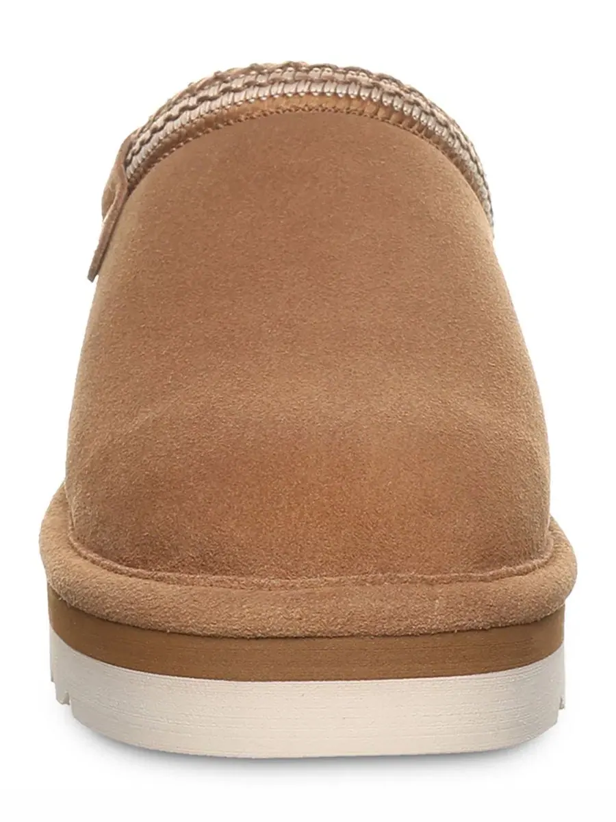 Женские слипоны-тапочки Arden Faux Fur Accent с мехом BEARPAW — изображение 8 из 8, хикори