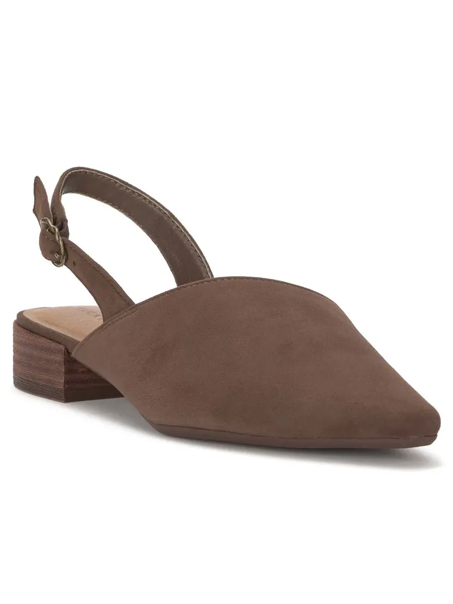 Туфли-слингбэки Bilham Asymmetrical Lucky Brand, Cappuccino Sude