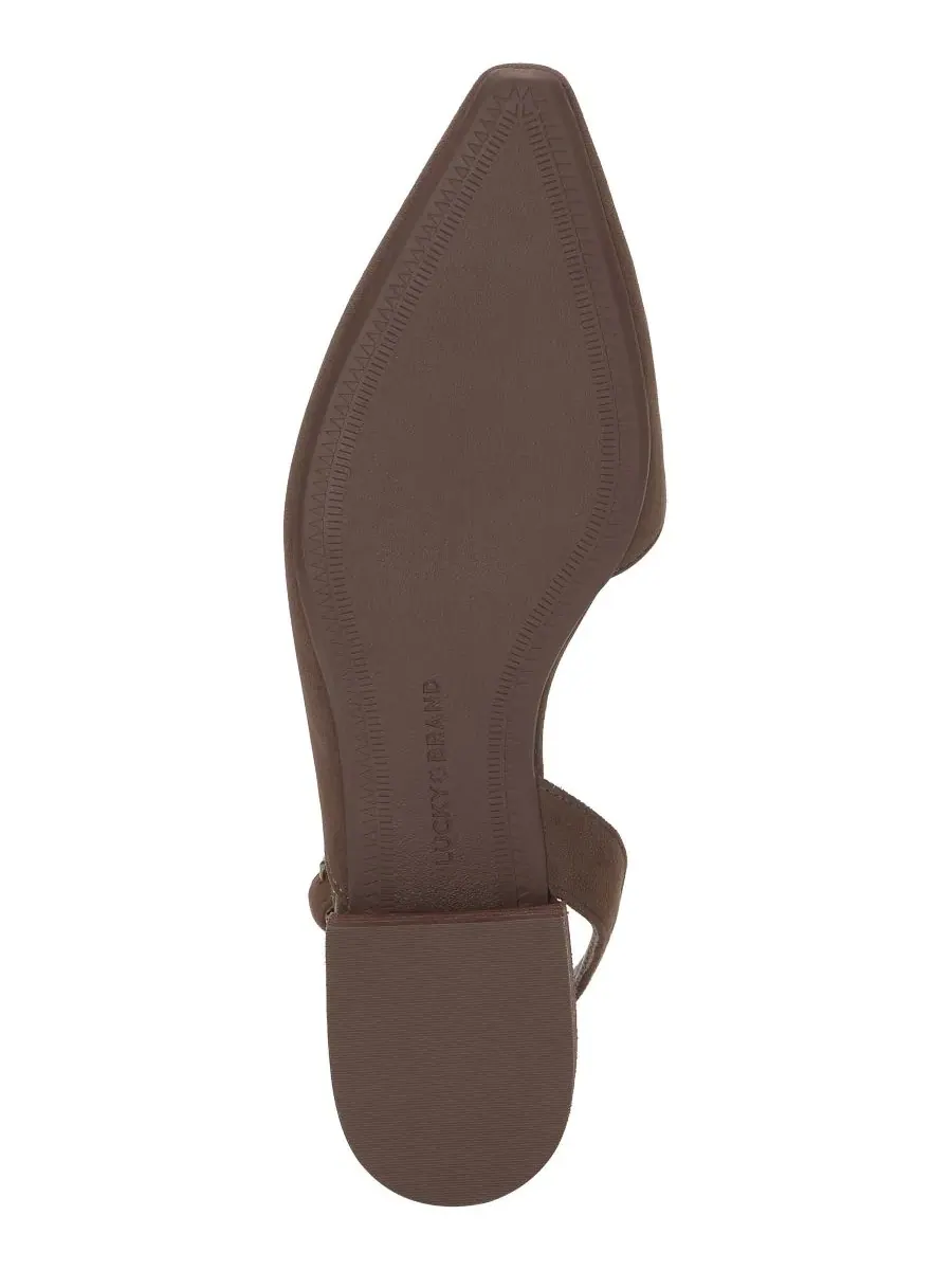 Туфли-слингбэки Bilham Asymmetrical Lucky Brand, Cappuccino Sude — изображение 5 из 5