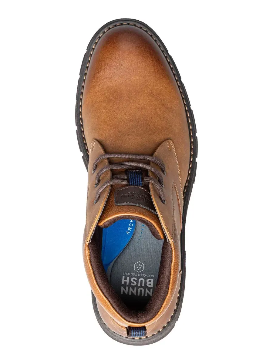 Ботинки челси с носком plain toe Nunn Bush — изображение 4 из 5, бежевый мульти
