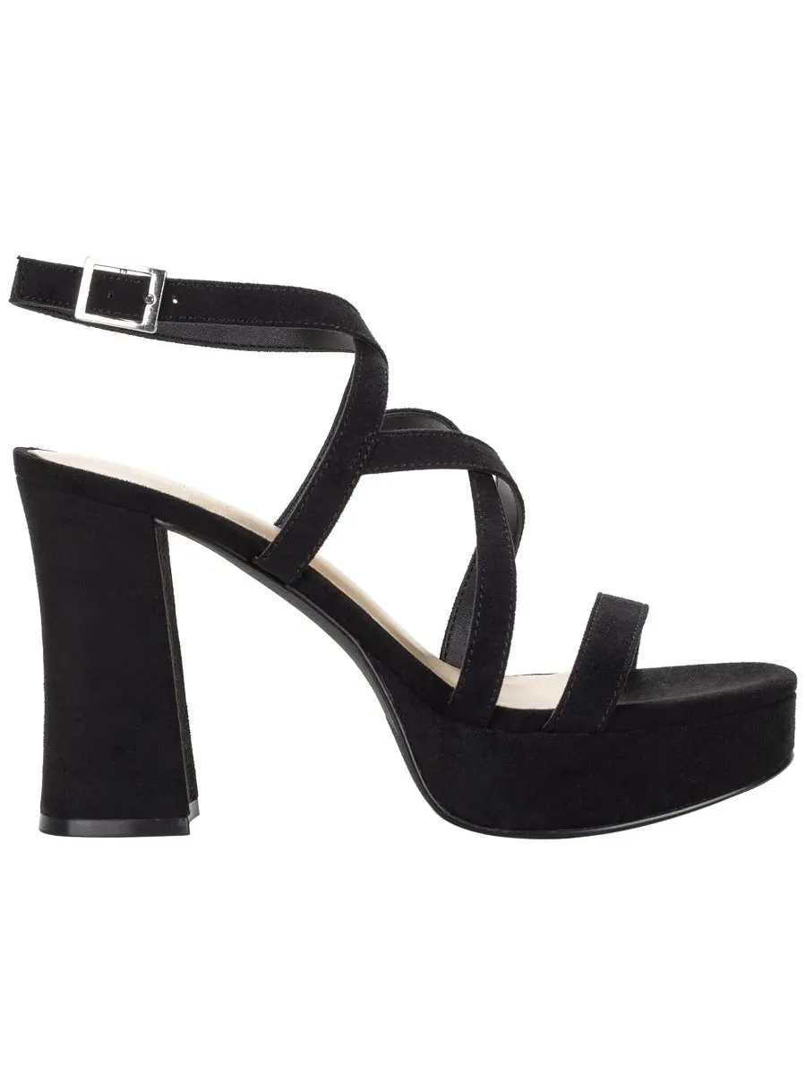 Сандалии-платформа Keely Strappy Platform Dress Sandals Wild Pair — изображение 2 из 5, черный