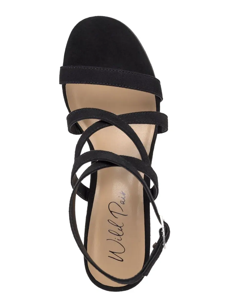 Сандалии-платформа Keely Strappy Platform Dress Sandals Wild Pair — изображение 4 из 5, черный