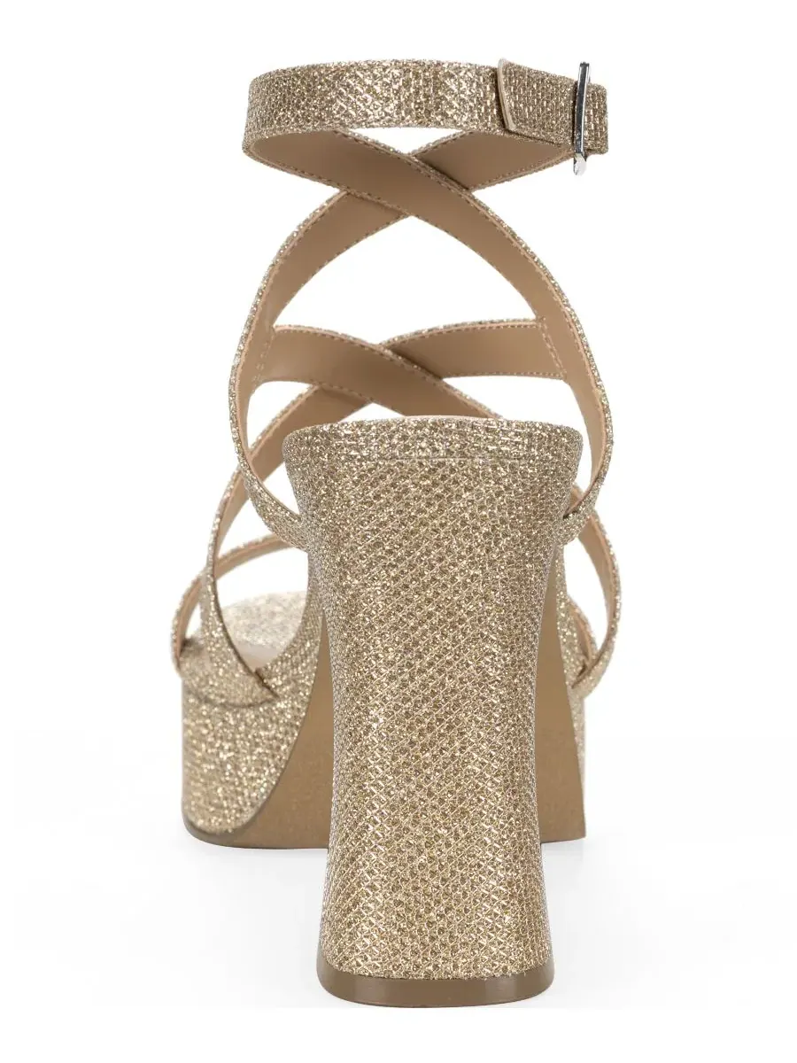 Сандалии на платформе с ремешками Keely Strappy Platform Wild Pair — изображение 3 из 5