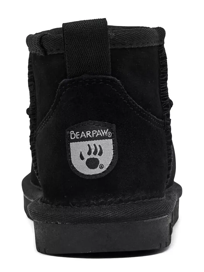 Зимние сапоги Kiara для маленьких девочек от Finish Line BEARPAW — изображение 4 из 6, черный