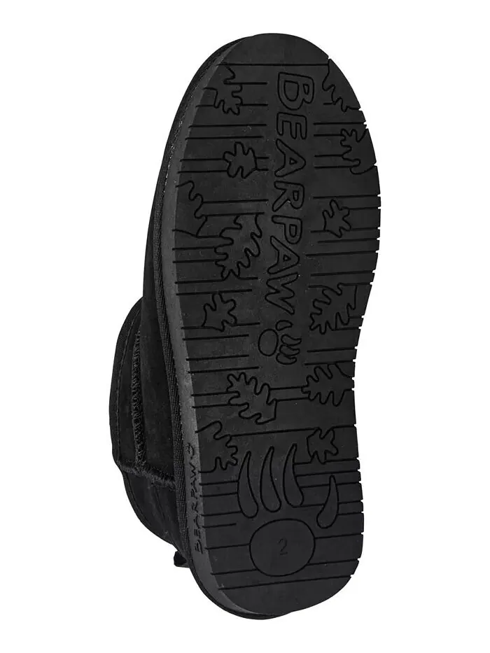 Зимние сапоги Kiara для маленьких девочек от Finish Line BEARPAW — изображение 6 из 6, черный