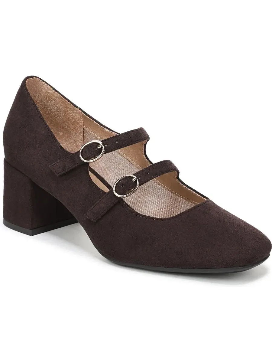 Туфли-лодочки Claudette Mary Jane с блок-каблуком LifeStride, Dark Chocolate Microsuede