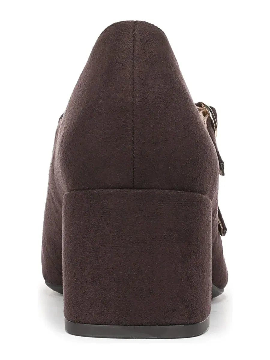 Туфли-лодочки Claudette Mary Jane с блок-каблуком LifeStride, Dark Chocolate Microsuede — изображение 3 из 5