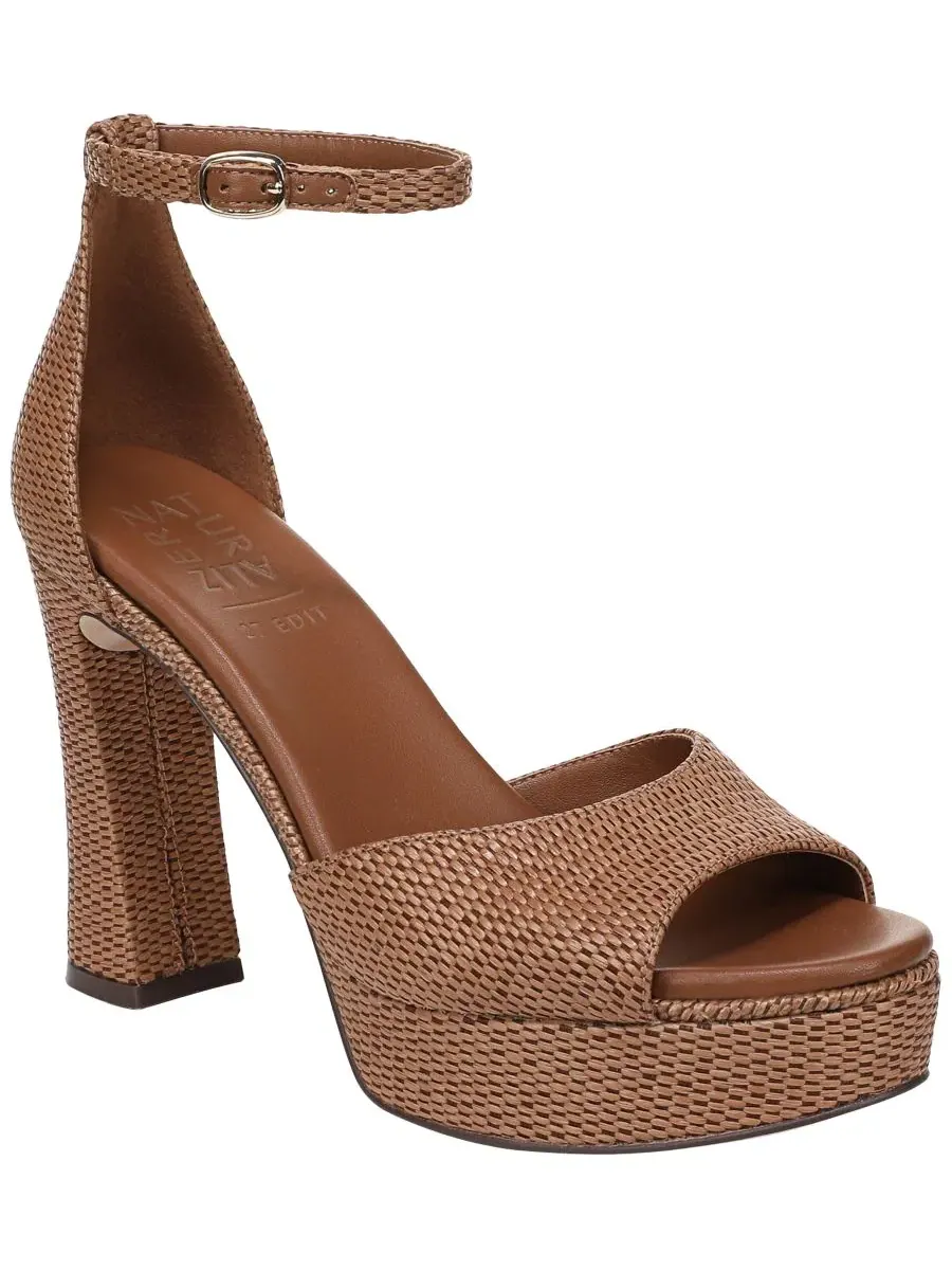 Босоножки с блок-каблуком и платформой Delphie Strappy 27 EDIT Naturalizer — коричневый