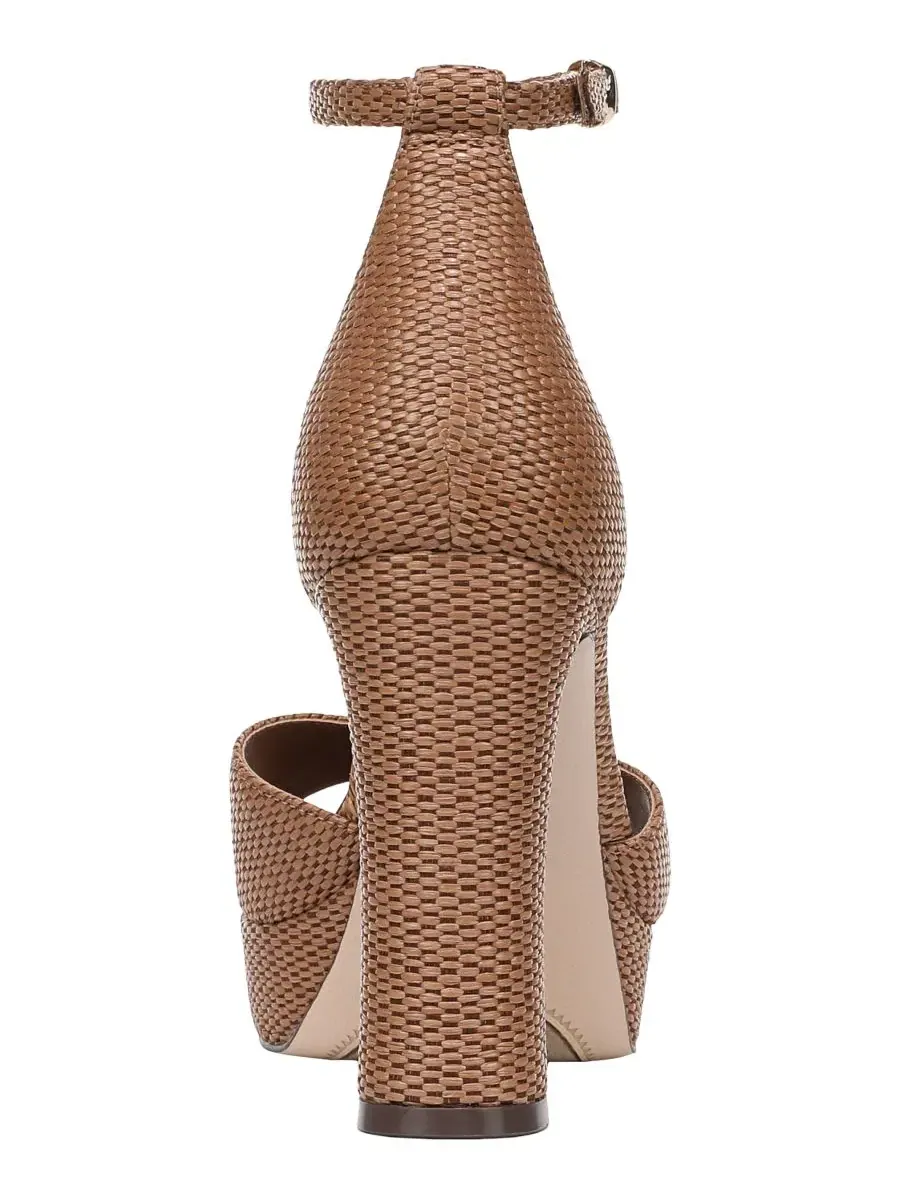 Босоножки с блок-каблуком и платформой Delphie Strappy 27 EDIT Naturalizer — изображение 3 из 5, коричневый