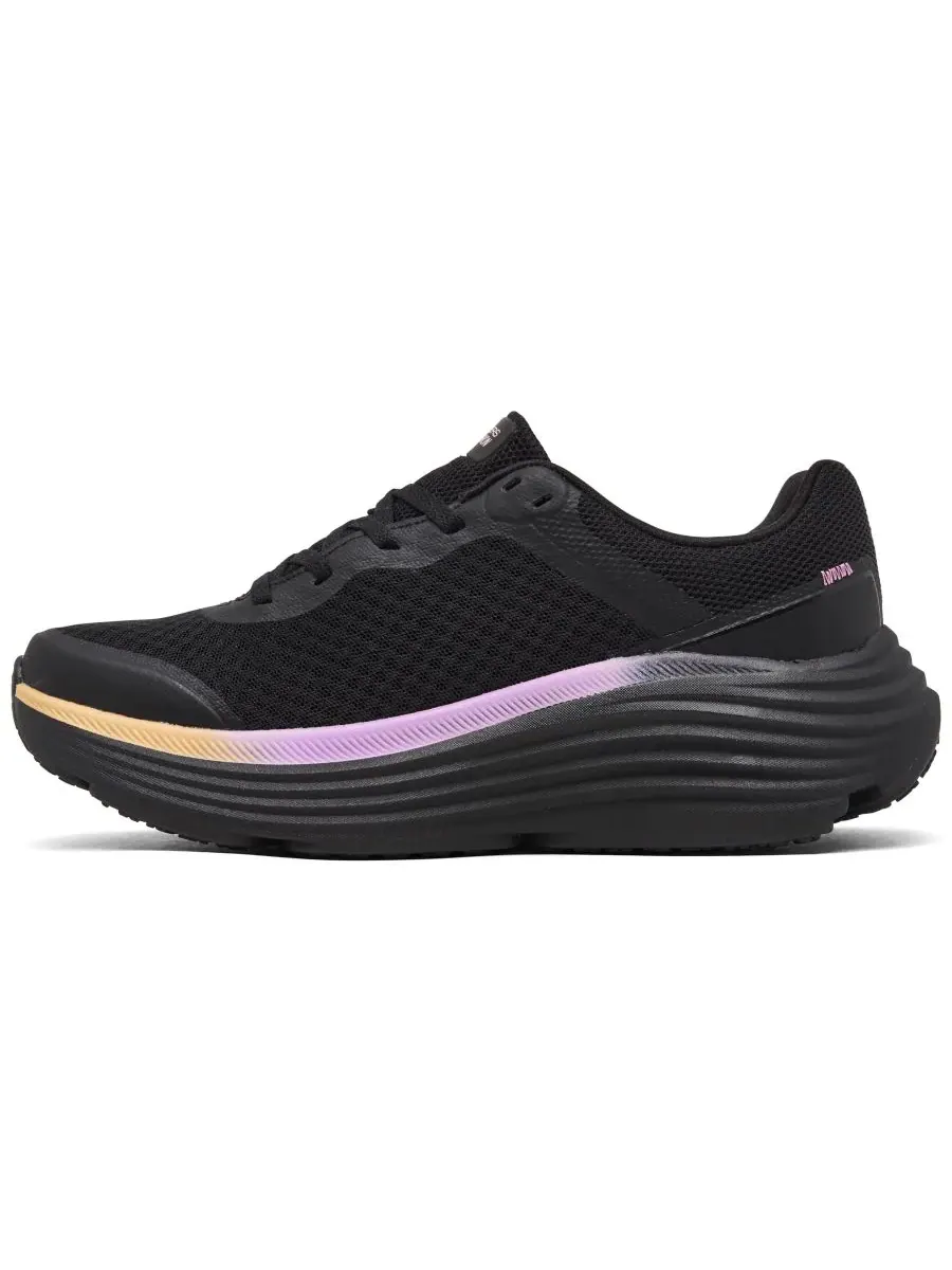 Женские кроссовки для бега Endeavour с амортизацией Max Cushioning Skechers — изображение 2 из 6, черный розовый
