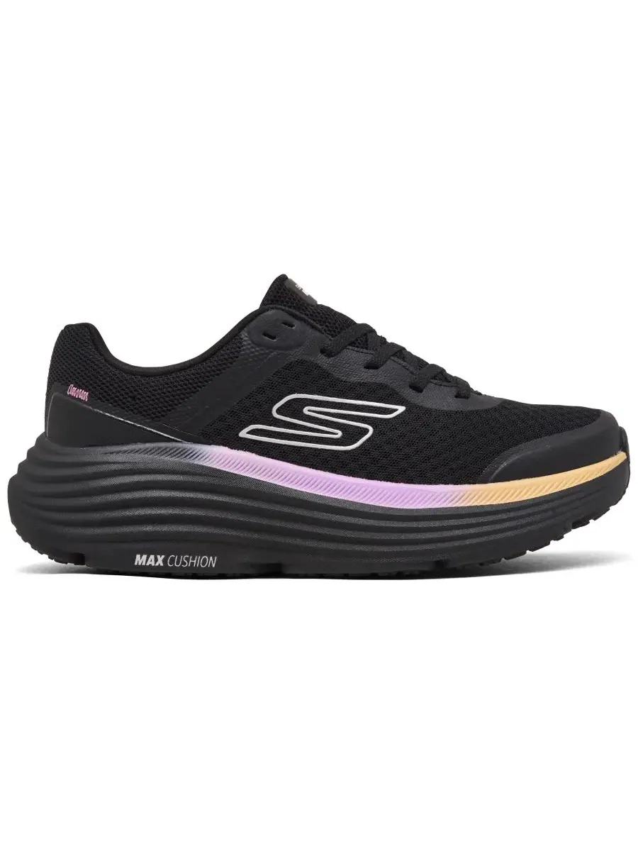 Женские кроссовки для бега Endeavour с амортизацией Max Cushioning Skechers — изображение 3 из 6, черный розовый