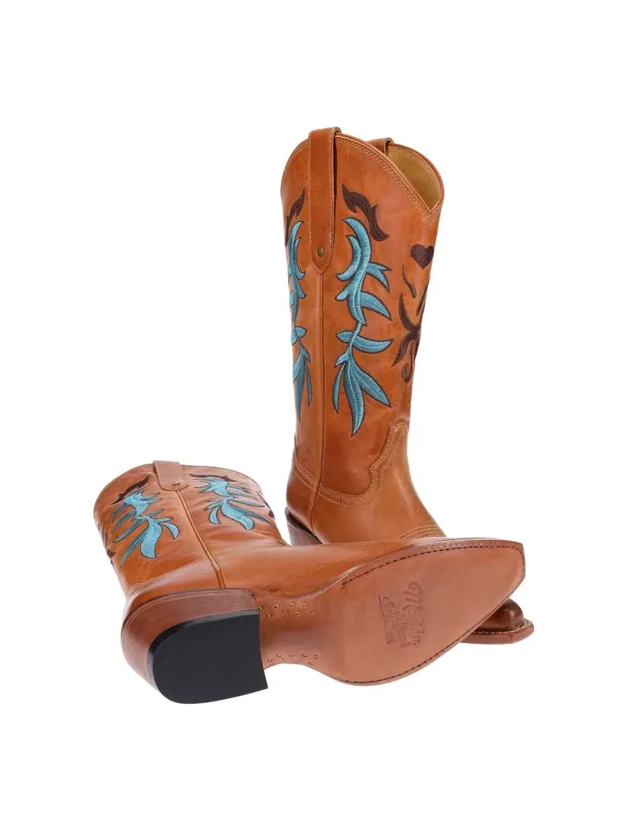 Женские кожаные сапоги Malibu Beach Premium Western Leather Boots Loni Malibu Beach Surf Classics — изображение 4 из 5