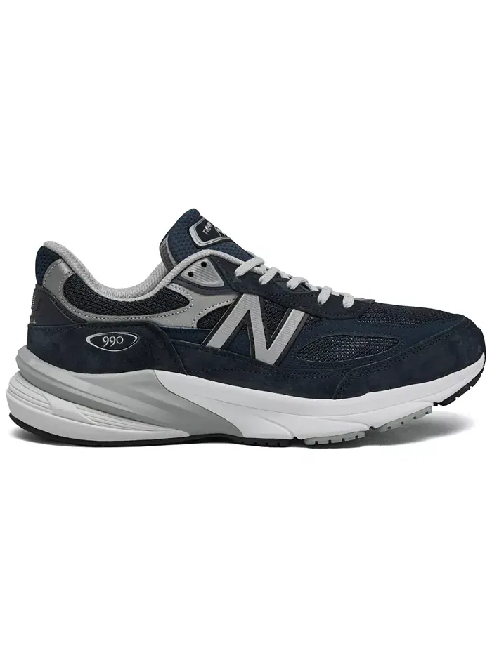 Мужские беговые кроссовки 990 V6 от Finish Line New Balance — изображение 7 из 11, серый