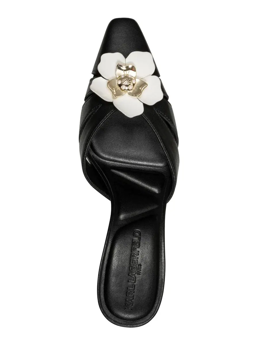 Туфли Salge Mid Heel Pointed Toe KARL LAGERFELD PARIS — изображение 4 из 5, черный