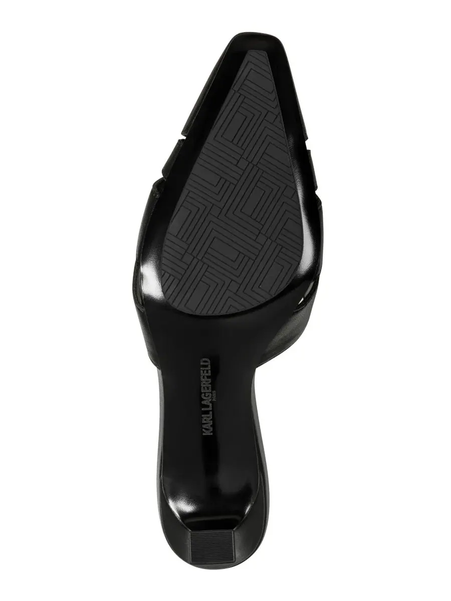 Туфли Salge Mid Heel Pointed Toe KARL LAGERFELD PARIS — изображение 5 из 5, черный