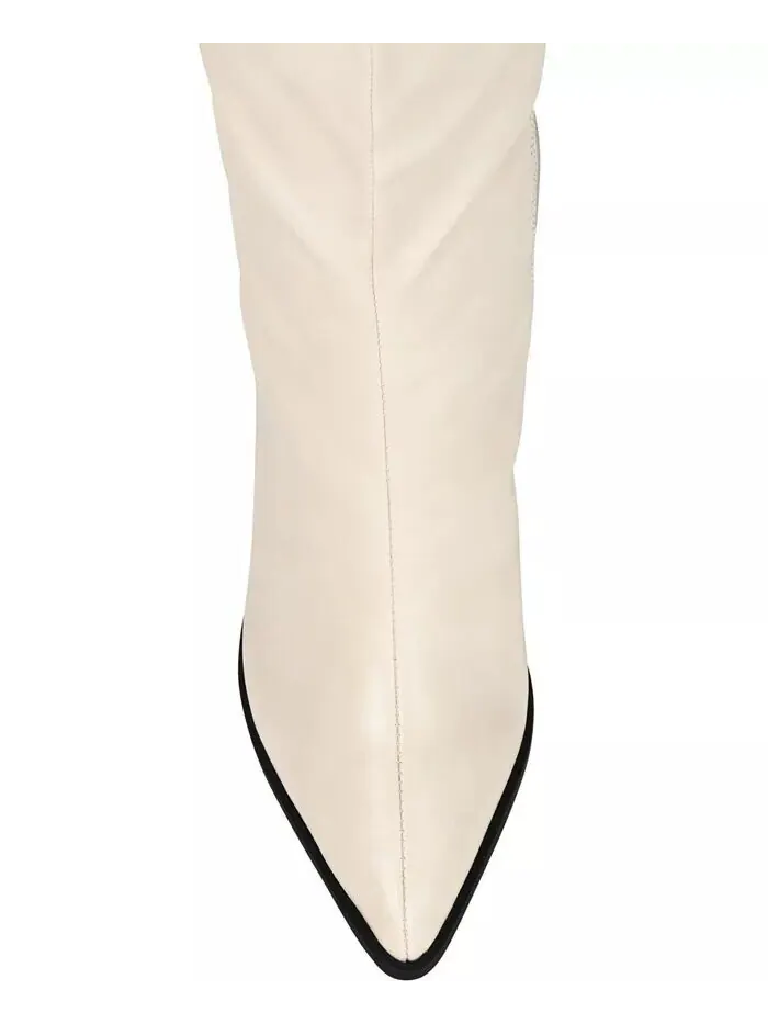 Женские сапоги Daria Extra Wide Calf Western Journee Collection — изображение 4 из 9, кость