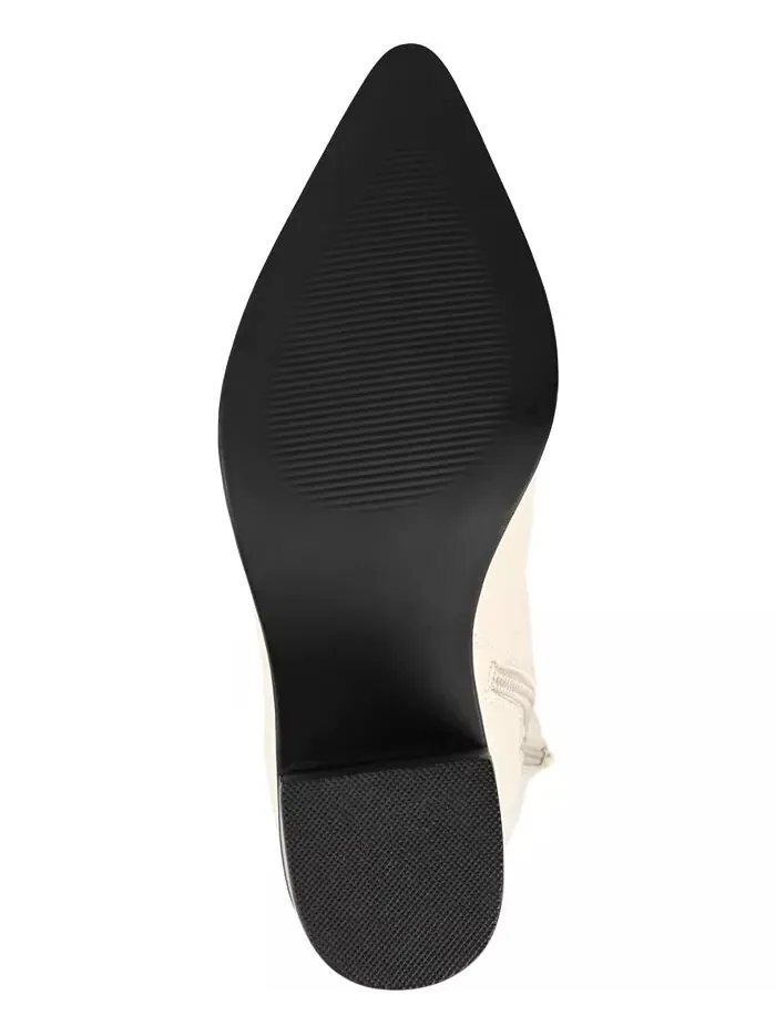 Женские сапоги Daria Extra Wide Calf Western Journee Collection — изображение 5 из 9, кость