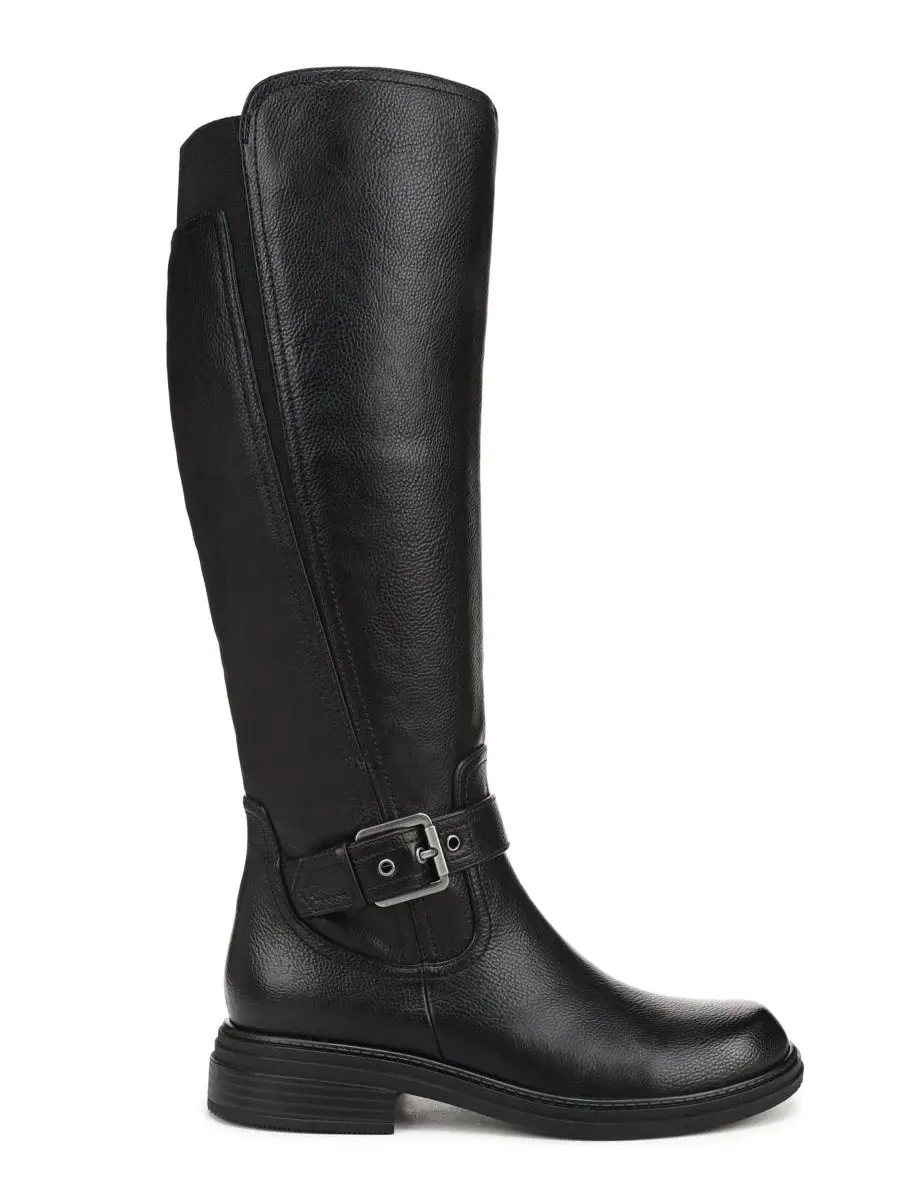 Ботинки женские с молнией, модель Luxe Zipper Tall Naturalizer — изображение 2 из 5, черный