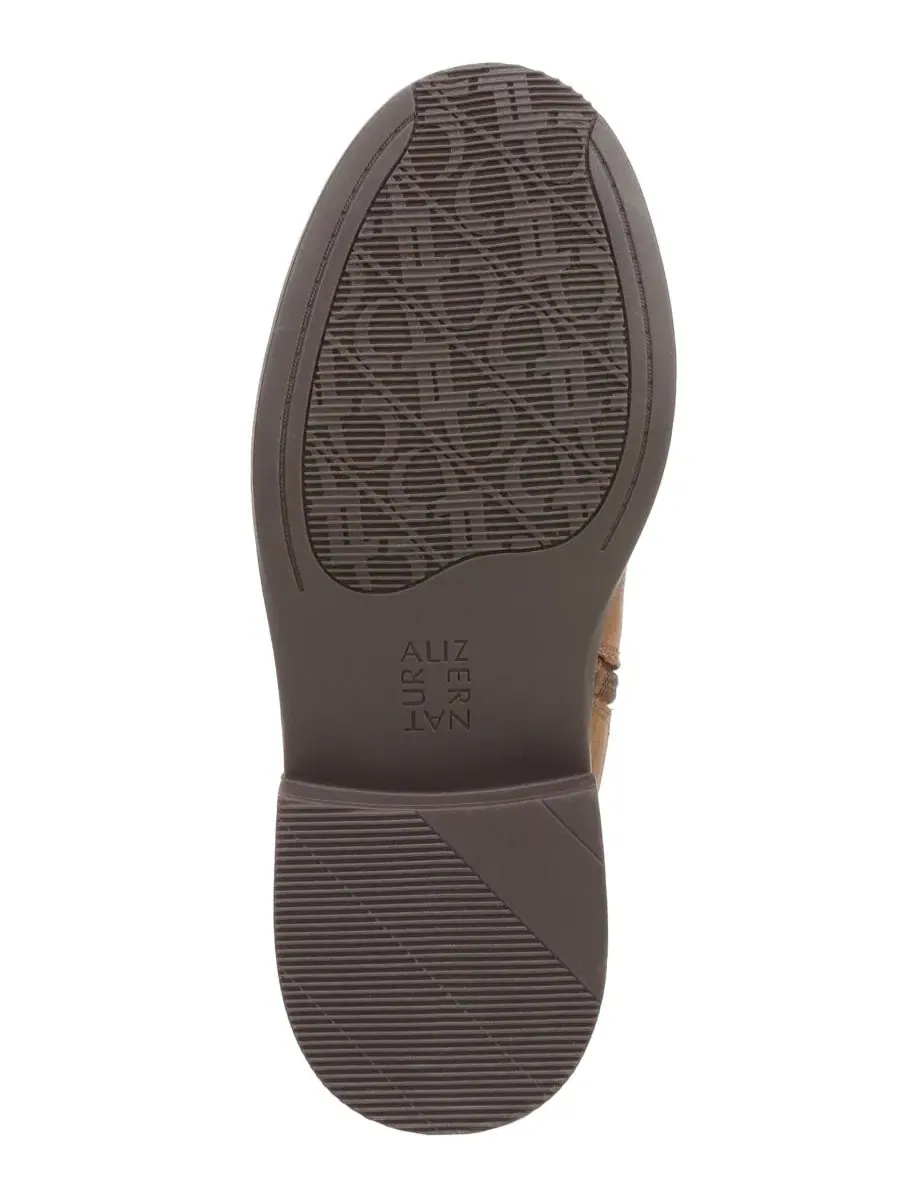 Ботинки для женщин с широким голенищем, молния, бренд Naturalizer, Chestnut Faux Leather — изображение 5 из 5