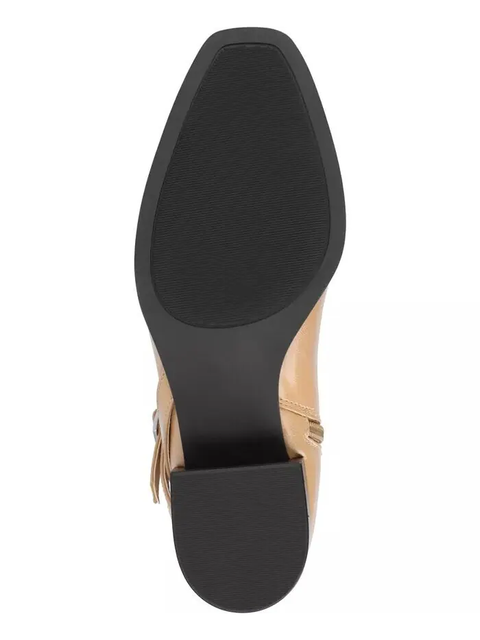 Женские сапоги для верховой езды Rhianah Wide Width Block Heel до колена Journee Collection — изображение 5 из 8, бежевый
