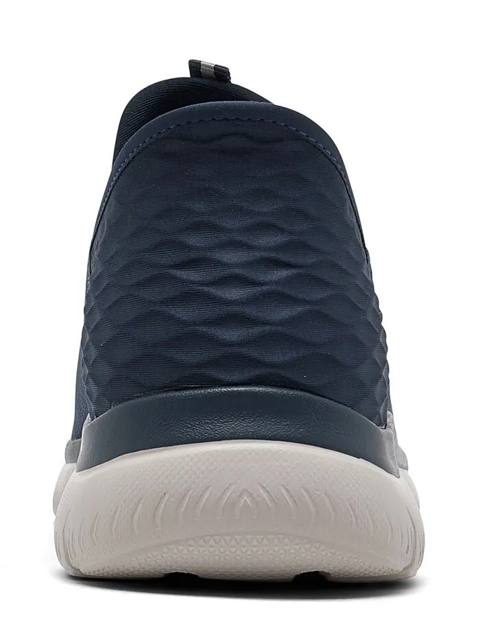 Мужские слипоны Summit — повседневные кроссовки высокого класса от Finish Line Skechers — изображение 4 из 7, темно-синий