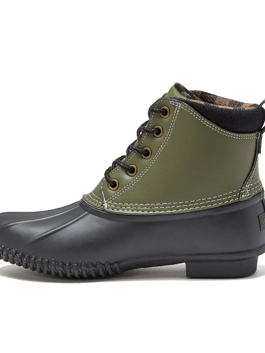 Женские утепленные сапоги-утки Lands' End, Forest moss leather — изображение 3 из 4