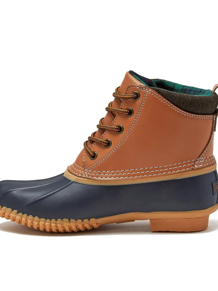 Женские утепленные сапоги-утки Lands' End, Hazelnut leather — изображение 3 из 4