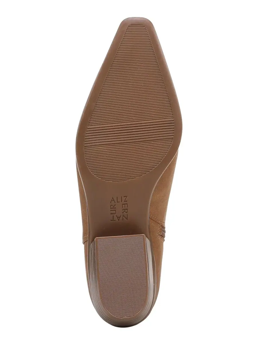 Ботильоны с каблуком-блок Bea Zipper Naturalizer, Chestnut Faux Leather — изображение 5 из 5