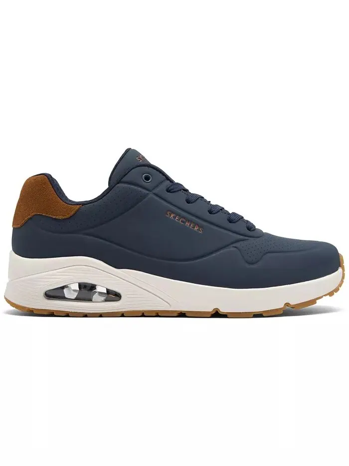 Мужские повседневные кроссовки Uno - Suited On Air Memory Foam от Finish Line Skechers — изображение 2 из 7