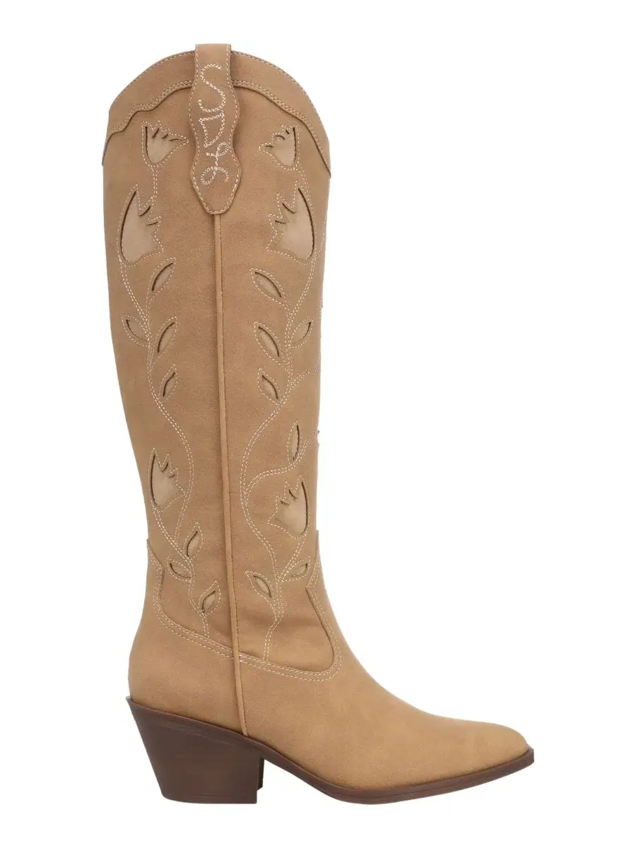 Женские сапоги Francy Knee High Western Sam and Libby — изображение 2 из 5, бежевый