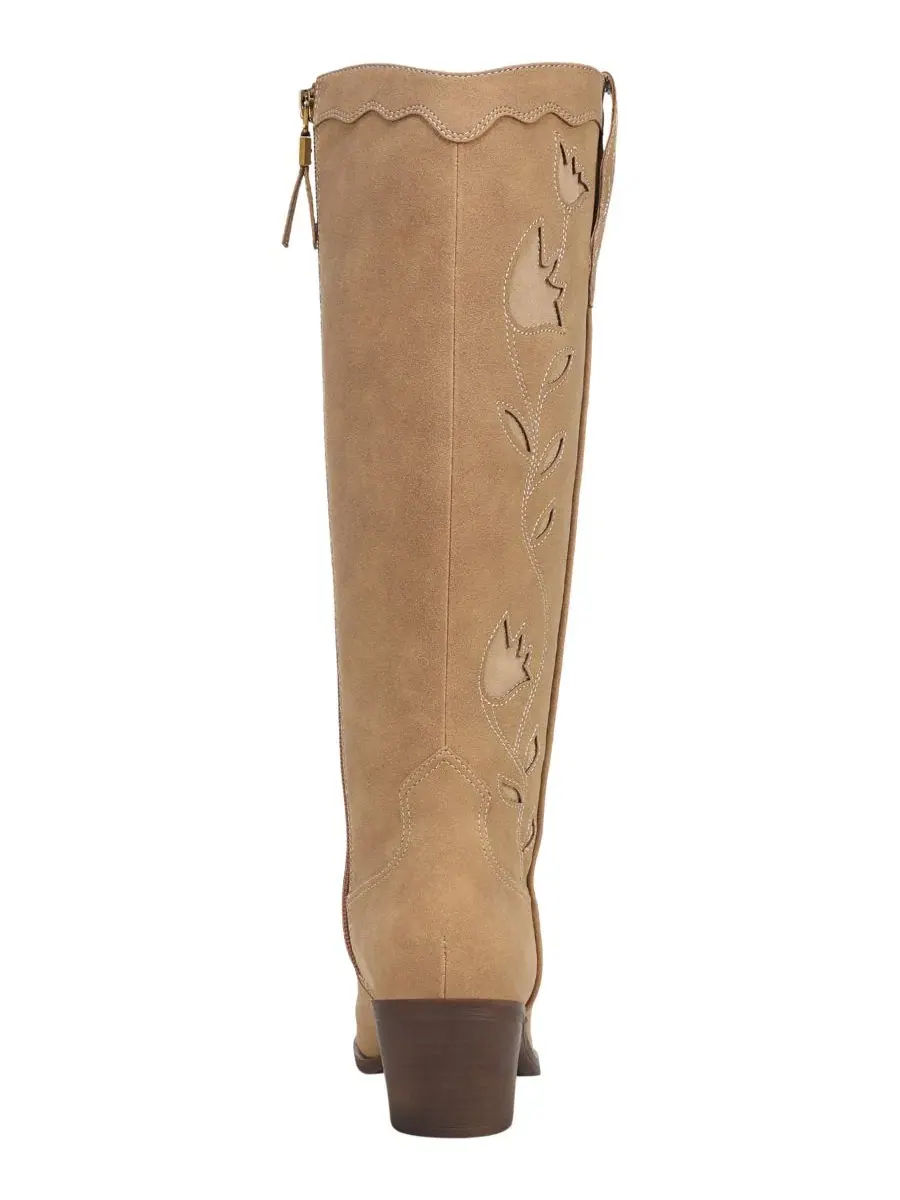 Женские сапоги Francy Knee High Western Sam and Libby — изображение 3 из 5, бежевый