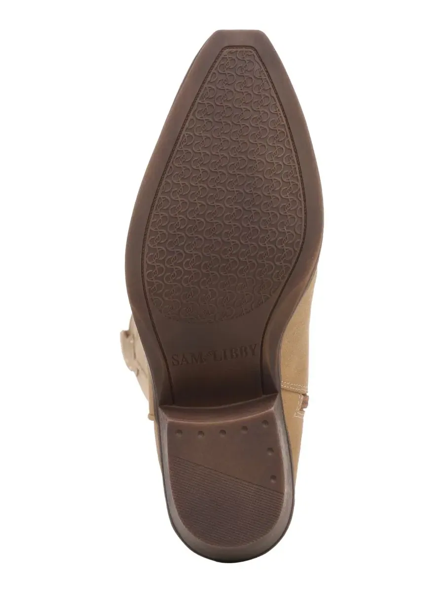 Женские сапоги Francy Knee High Western Sam and Libby — изображение 5 из 5, бежевый