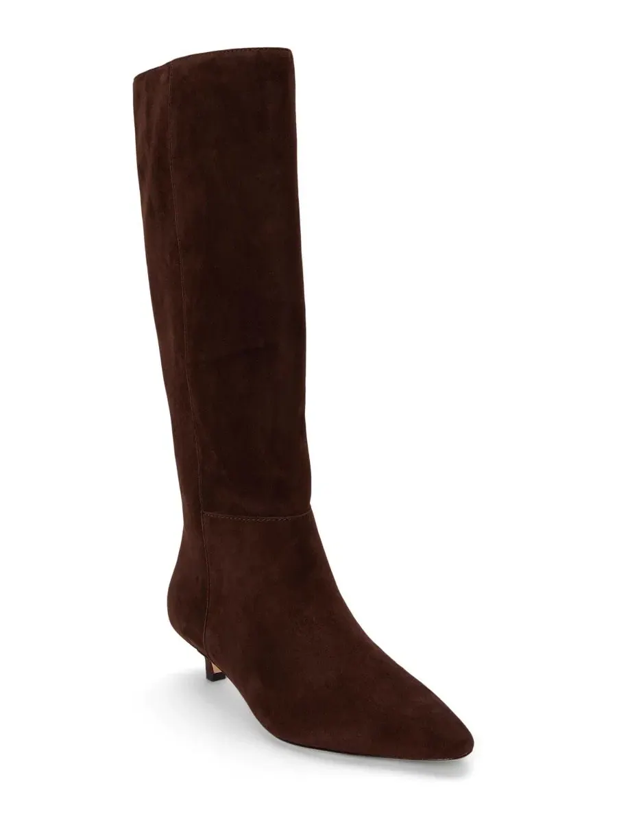 Ботинки на каблуке Francesca Zipper Lauren Ralph Lauren — изображение 1 из 3, коричневый