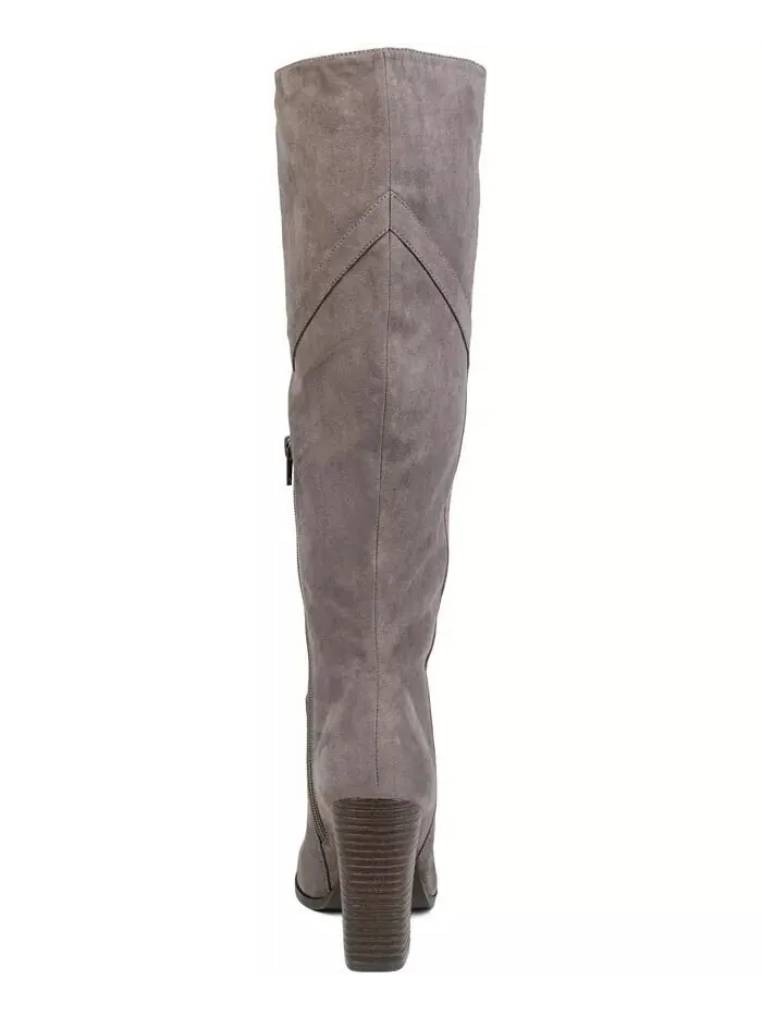 Женские сапоги Kyllie Wide Calf Journee Collection — изображение 14 из 44, бежевый