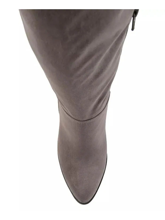 Женские сапоги Kyllie Wide Calf Journee Collection — изображение 15 из 44, бежевый