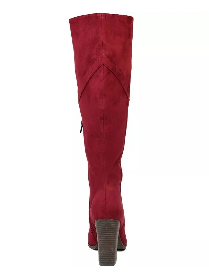 Женские сапоги Kyllie Wide Calf Journee Collection — изображение 19 из 44, бежевый