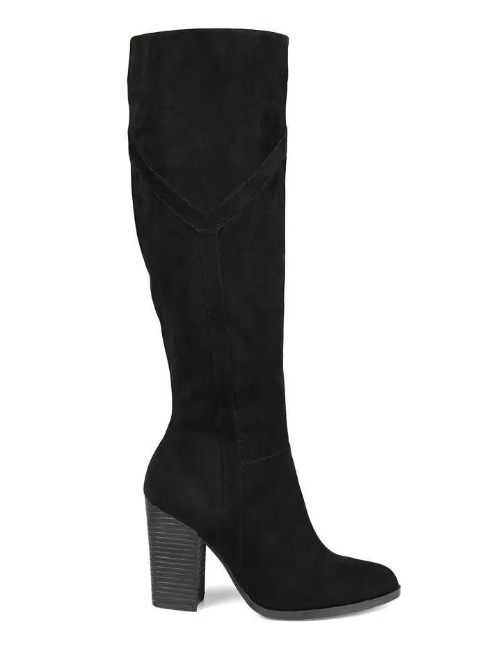 Женские сапоги Kyllie Wide Calf Journee Collection — изображение 23 из 44, бежевый