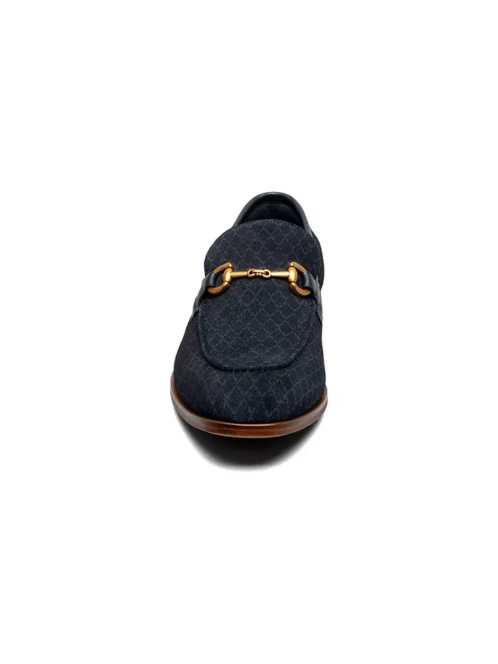 Мужские ботинки Brinkley Moc Toe с металлической вставкой на подъеме Stacy Adams — изображение 2 из 7, темно-синий