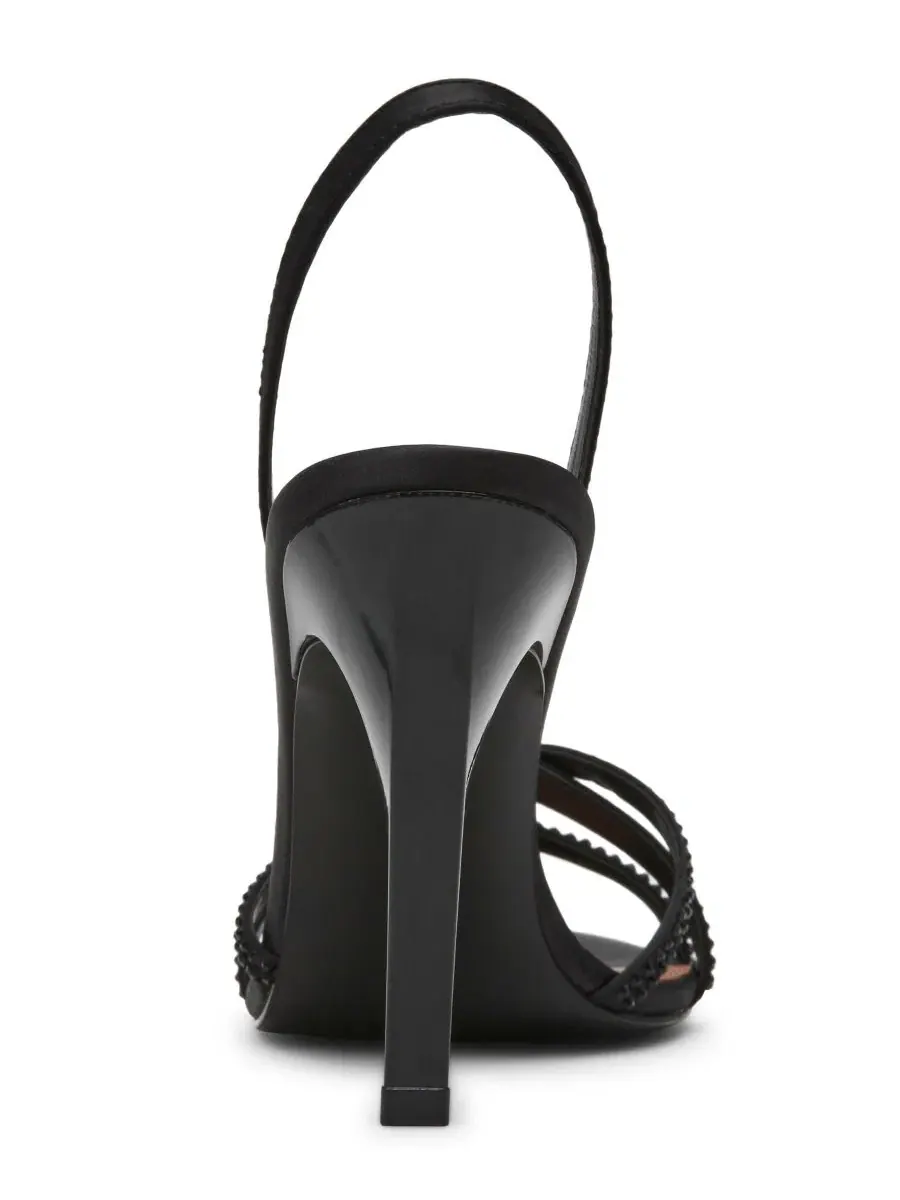 Босоножки на каблуке-шпильке с круглым носком Tamarose-R Steve Madden — изображение 3 из 6, черный