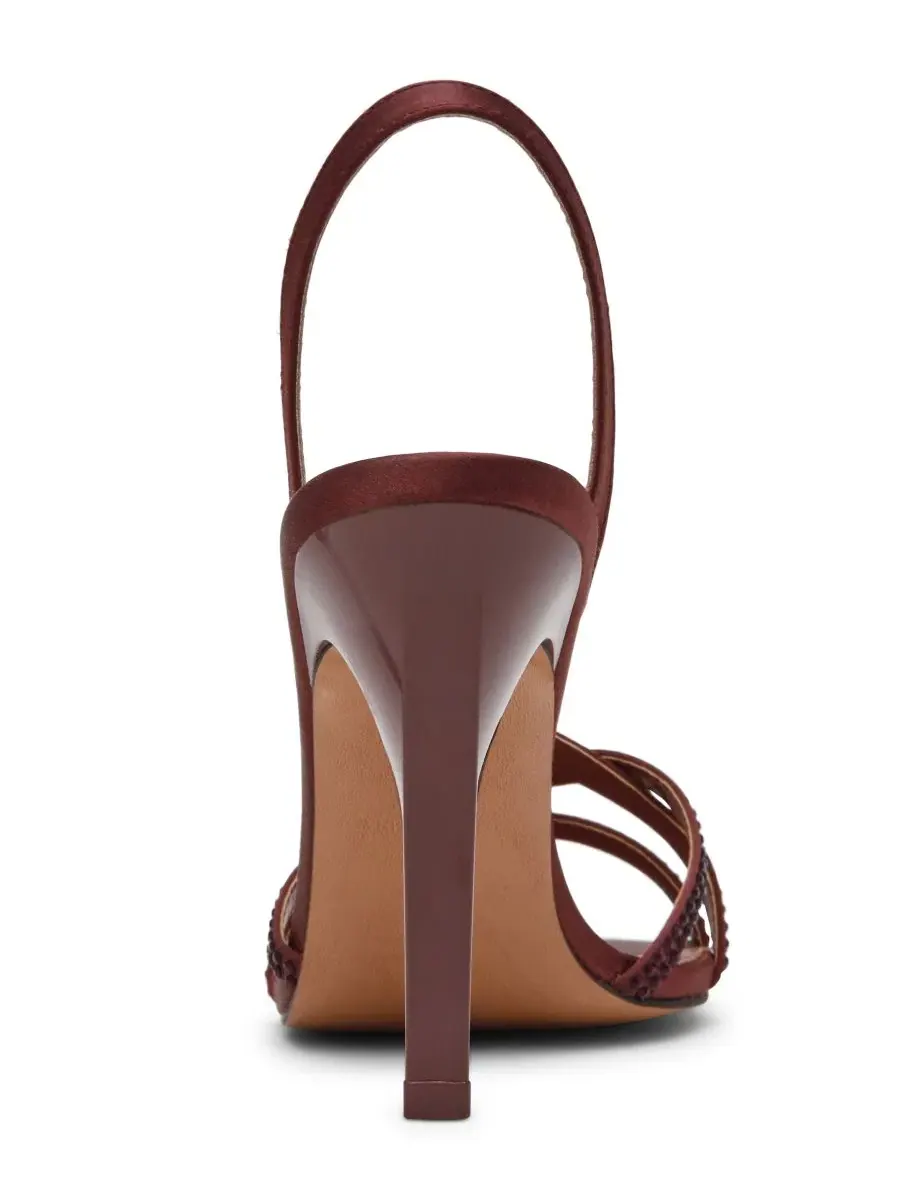 Босоножки на каблуке с пайетками Tamarose-R Steve Madden, Mocha Rhinestone — изображение 3 из 6