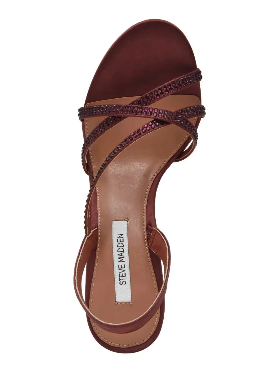 Босоножки на каблуке с пайетками Tamarose-R Steve Madden, Mocha Rhinestone — изображение 4 из 6