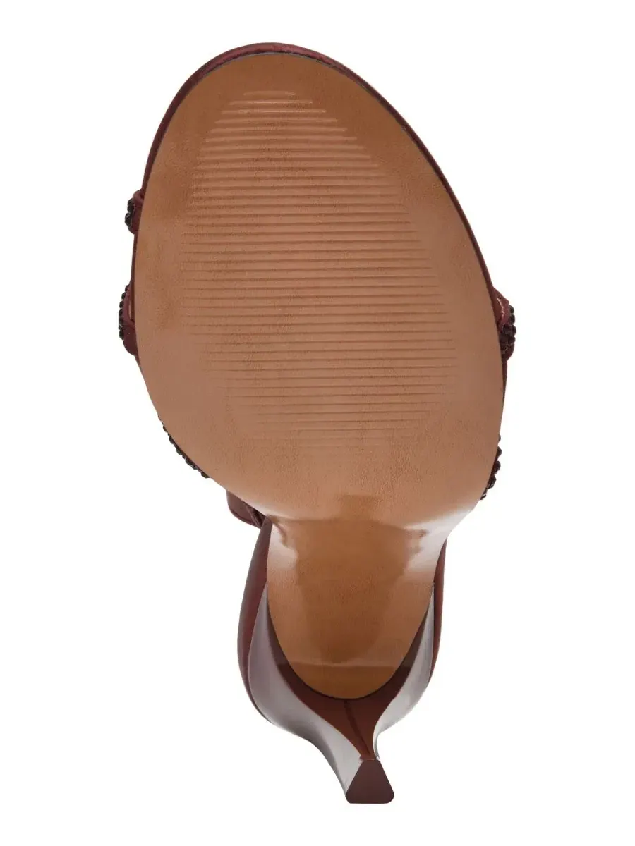 Босоножки на каблуке с пайетками Tamarose-R Steve Madden, Mocha Rhinestone — изображение 5 из 6