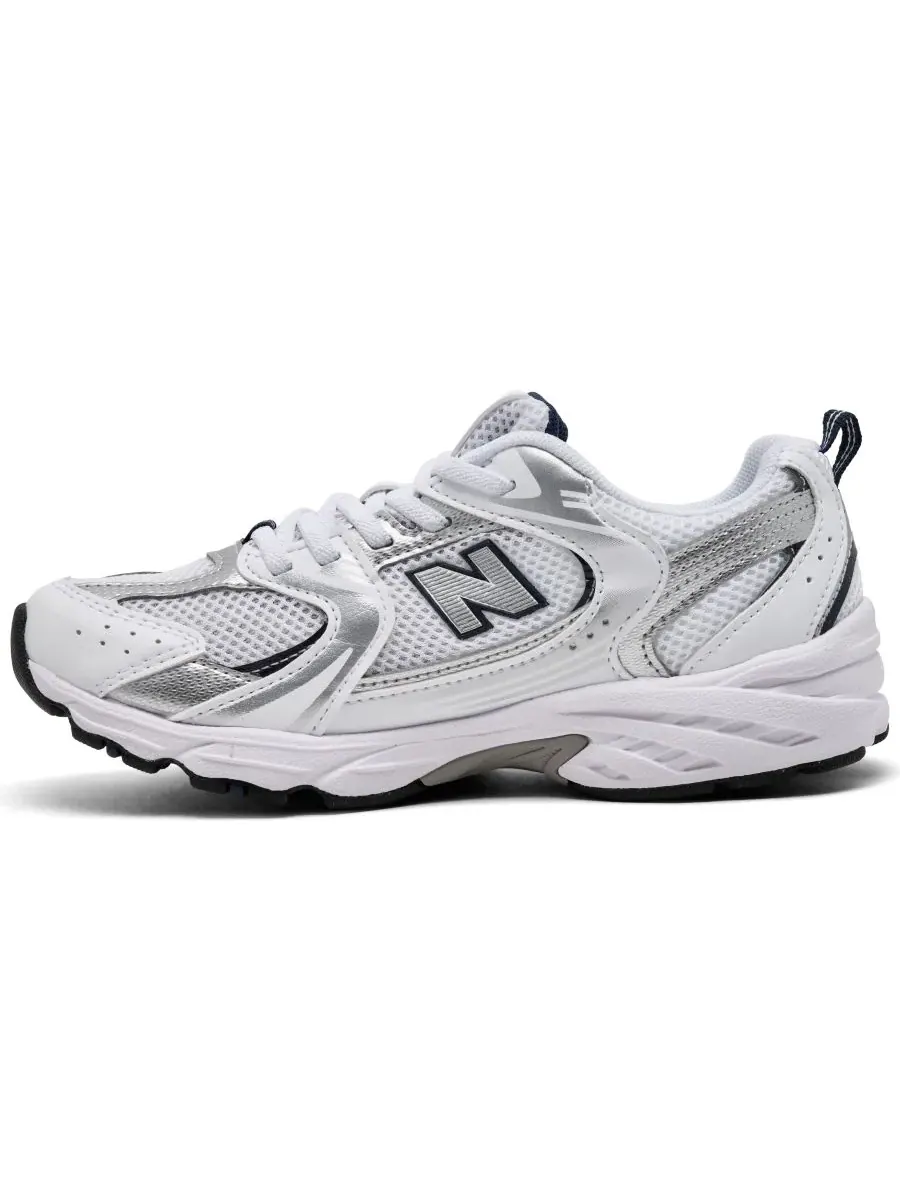 Детские повседневные кроссовки Little Kids 530 от Finish Line New Balance — изображение 3 из 6, белый темно-синий