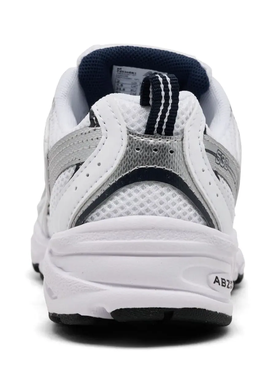 Детские повседневные кроссовки Little Kids 530 от Finish Line New Balance — изображение 4 из 6, белый темно-синий