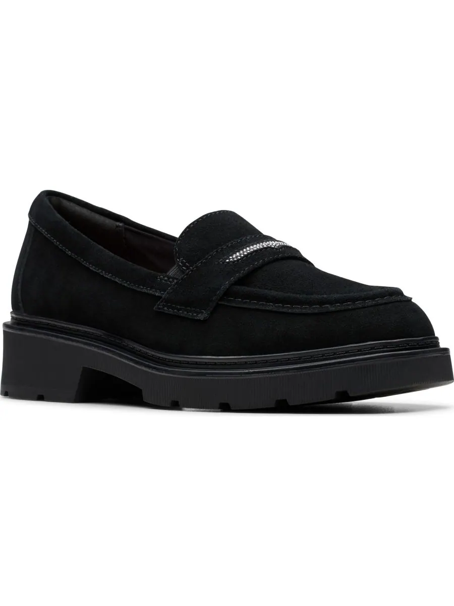 Лоферы женские Clarks Lauryl Step, замша