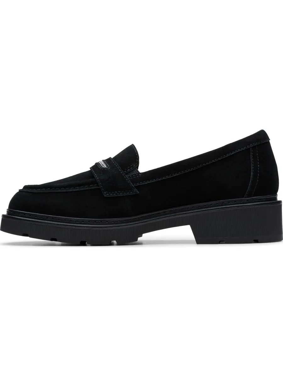 Лоферы женские Clarks Lauryl Step, замша — изображение 5 из 5, черный
